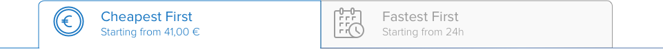 Ordering tabs on the service list